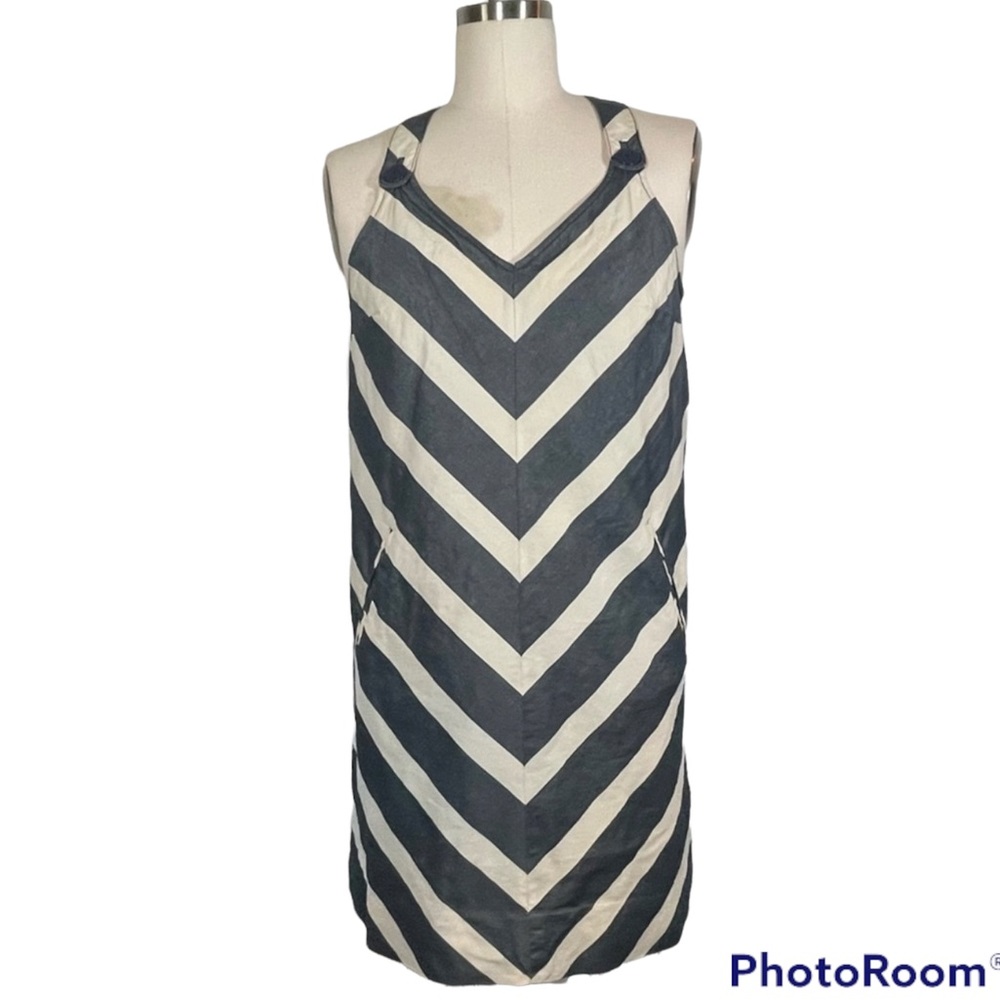 Anthropologie by Postmark Endpoint Chevron Jumper Dress size 4